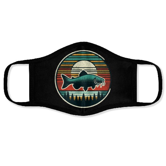 Flathead Catfish Fishing Face Masks