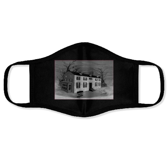 The Amityville Horror House Face Masks