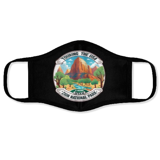 Touring The USA : Zion National Park Face Masks