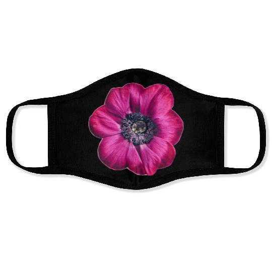 flower Violet Majesty Face Masks