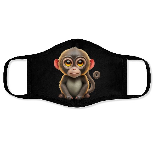 Cute Monkey animal Face Masks
