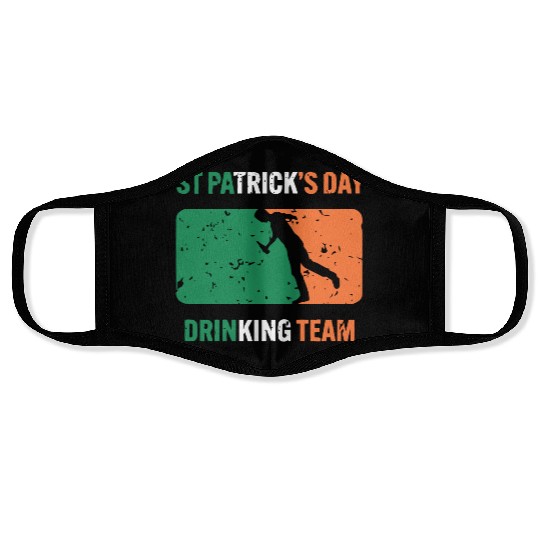 Irish Drinking Team Face Masks