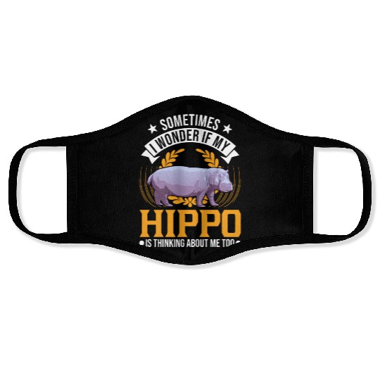 Hippo Gift Face Masks