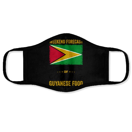 Guyana Pride Guyanese Roots Georgetown Love Face Masks