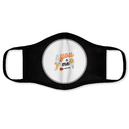 Mom and son Face Masks