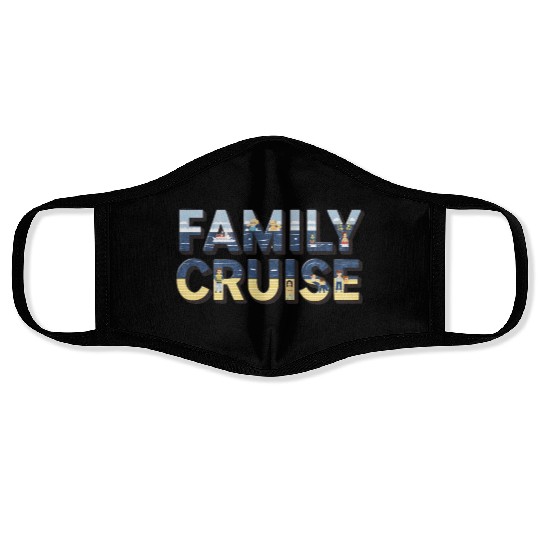 Family Cruise Face Masks & Matching Vacation Apparel