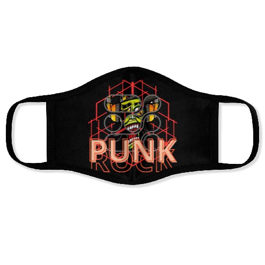 Punk Rock Streetwear Face Masks