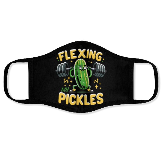 Pickle Lover Funny Pickle Dill pickle Pickled Face Masks