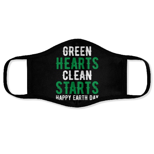Clean Start Earth Day Face Masks