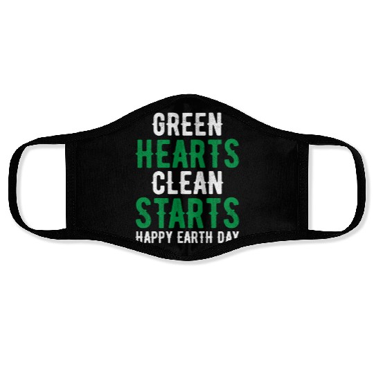 Clean Start Earth Day Face Masks