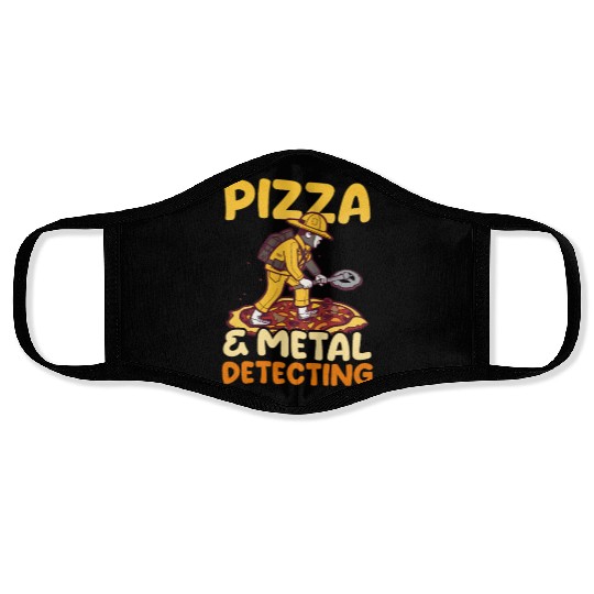 Metal Detecting Pizza And Detecting Face Masks