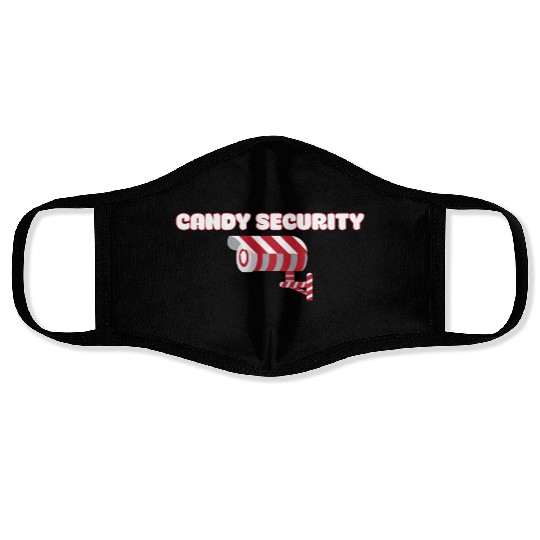 Candy Security Kids Parents Matching Birthday Face Masks