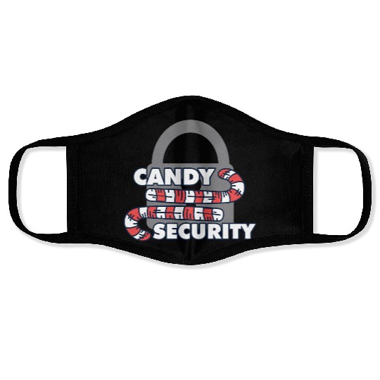 Candy Security Mom Dad Matching Birthday Costume Face Masks