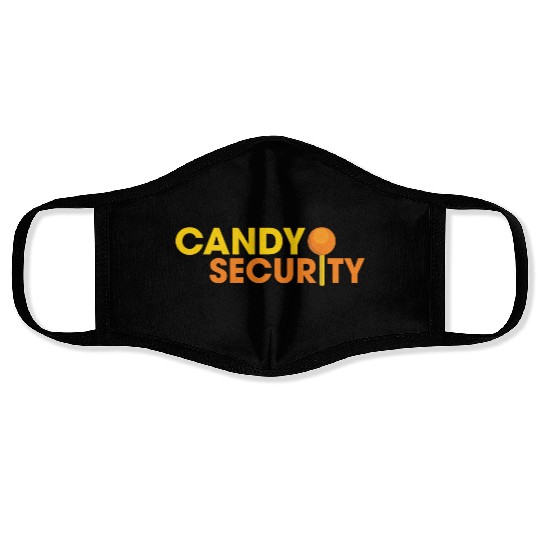 Candy Security Mom Dad Matching Birthday Costume Face Masks