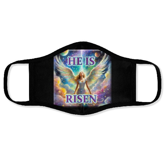 Angelic Joy and Supernatural Elation, HE IS RISEN! Face Masks