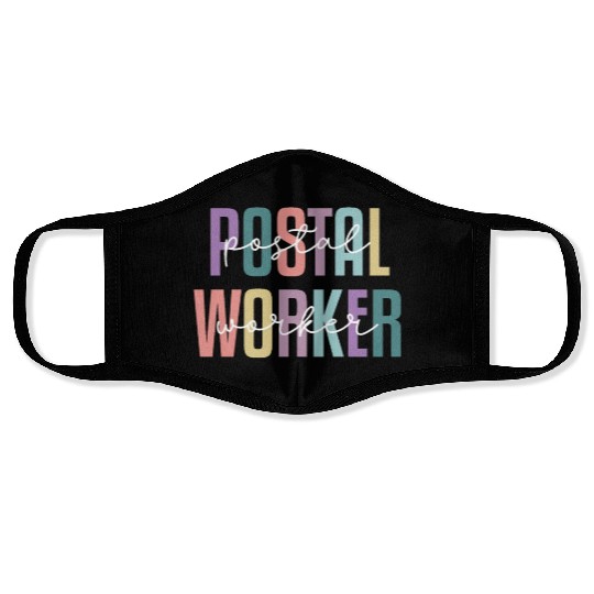 Postal Worker Mailman Postal Carrier Post Office Face Masks