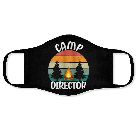 Counselor Camper Summer Camp Director Face Masks