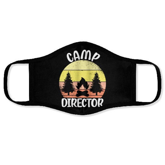Counselor Camper Summer Camp Director Face Masks