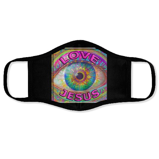 Eye (I) Love Jesus Face Masks