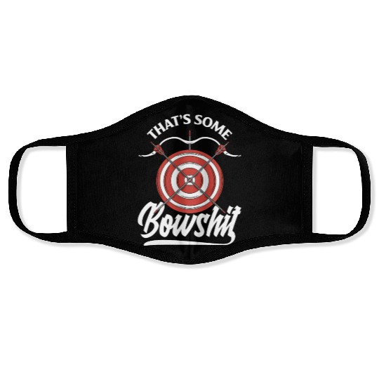 Archery Archery Pun Face Masks