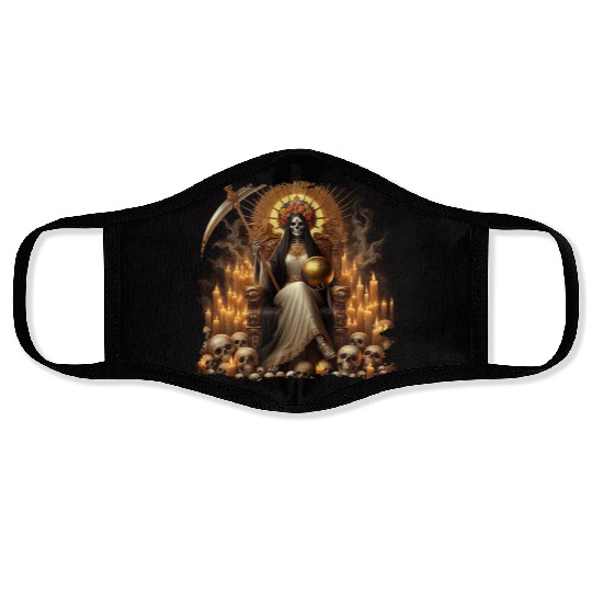 La Santa Muerte Saint Death Face Masks