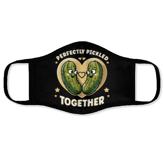 Pickle Lover Funny Pickle Dill pickle Pickled Face Masks