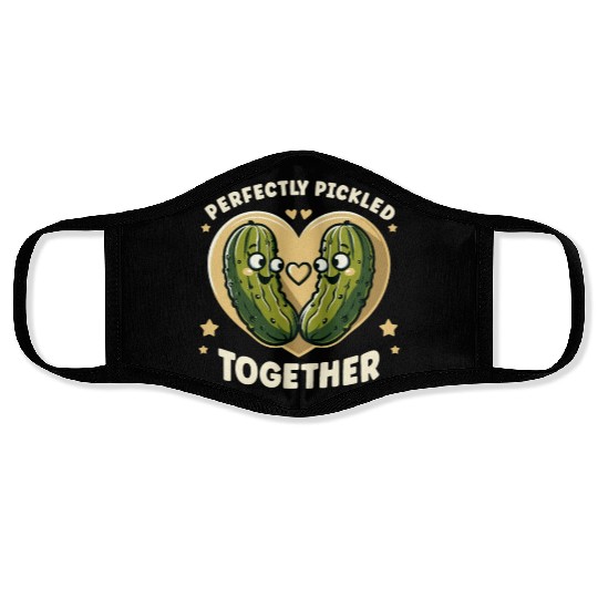 Pickle Lover Funny Pickle Dill pickle Pickled Face Masks