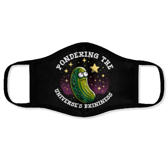 Pickle Lover Funny Pickle Dill pickle Pickled Face Masks