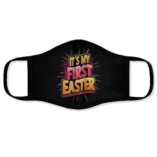 It's my first easter Face Masks