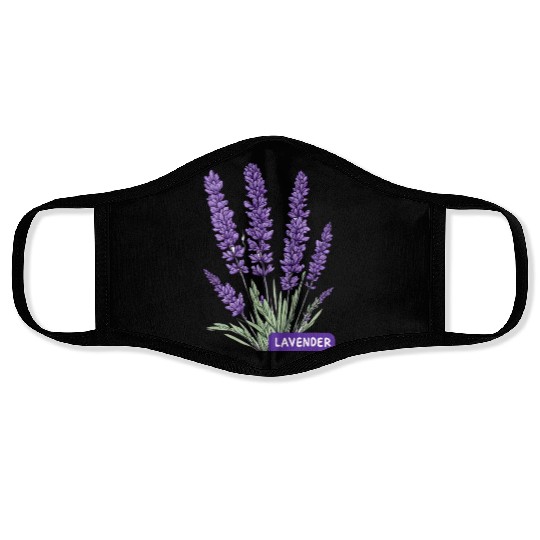 Lavender - Pot Label Face Masks