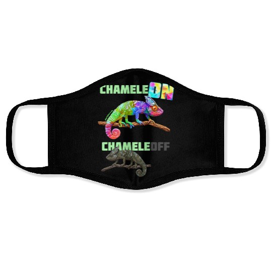 ChameleON ChameleOFF | Social Chameleon Face Masks
