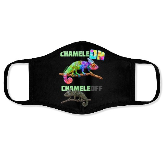 ChameleON ChameleOFF | Social Chameleon Face Masks