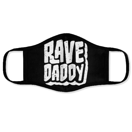 Rave Daddy EDM Techno Music Raver Party Festival Face Masks