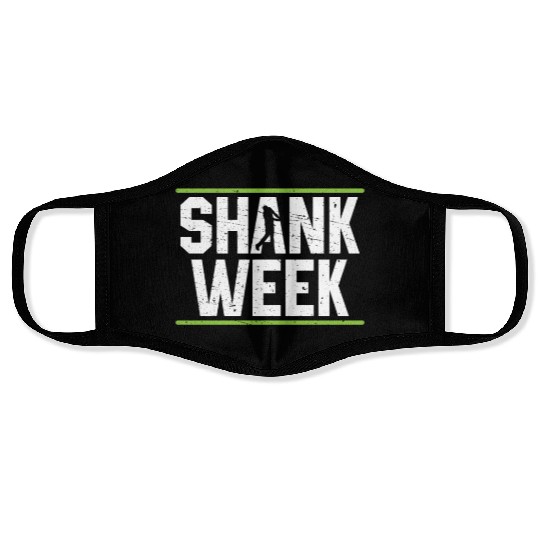 Hilarious Shank Week Golf Face Masks