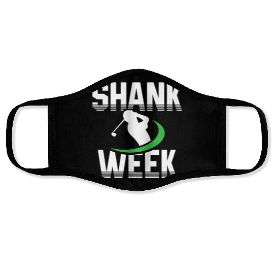 Hilarious Shank Week Golf Face Masks