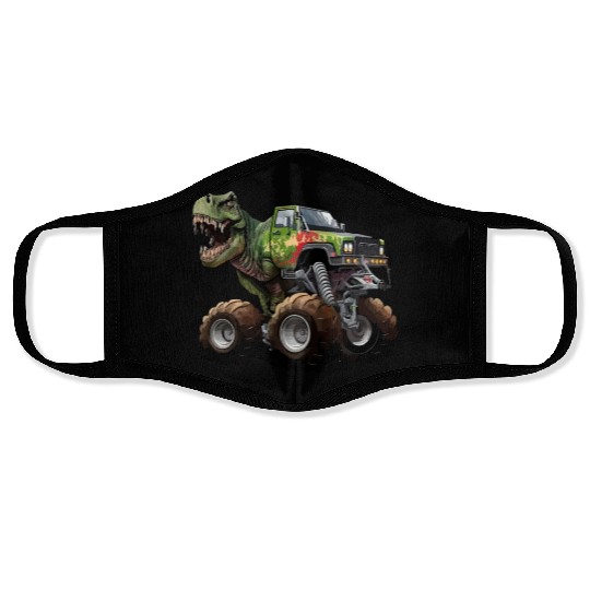 monster jam kids Face Masks
