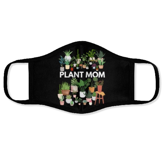 Plant Mom Face Masks