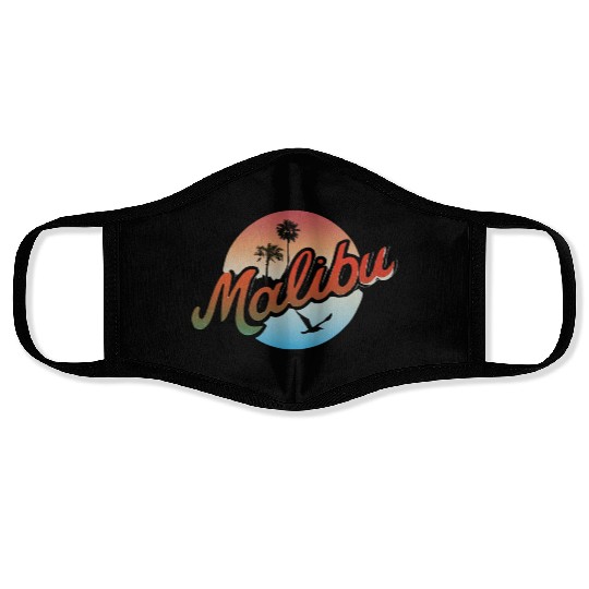 Malibu gradient Face Masks