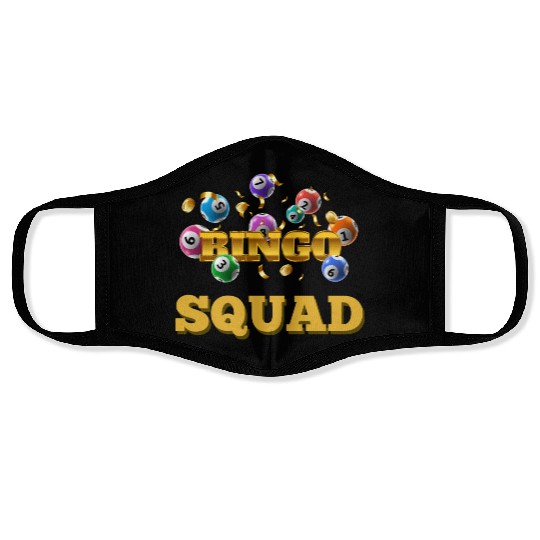 Lucky bingo Face Masks