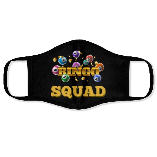 Lucky bingo Face Masks