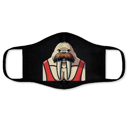 Walrus Wrestler Face Masks
