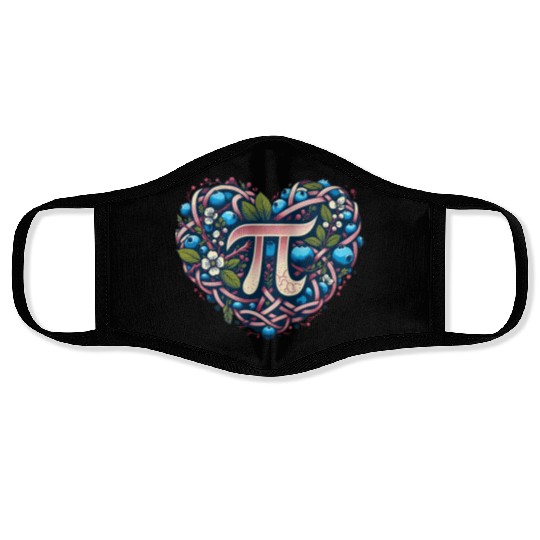 Blueberry Pi Day Face Masks