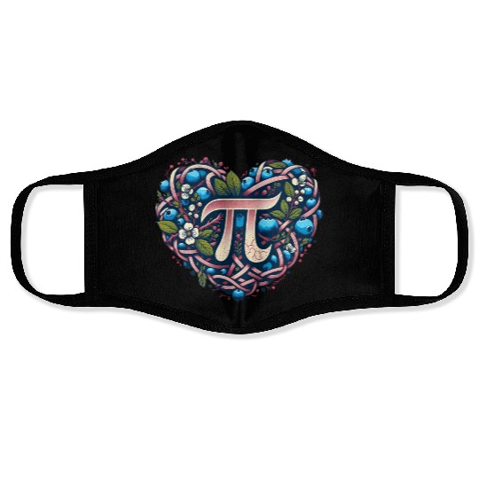 Blueberry Pi Day Face Masks