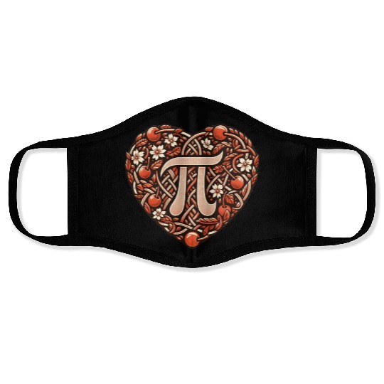 Cherry PI Day Face Masks