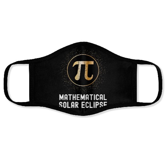 Solar Eclipse Teacher 2024 for Math Teachers Face Masks