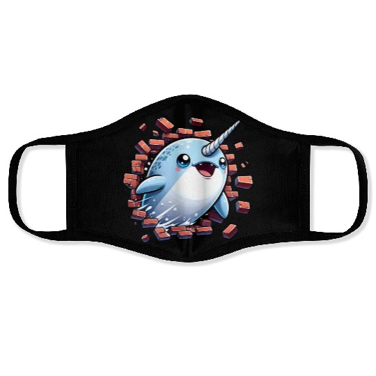 Narwhal Surprise Face Masks