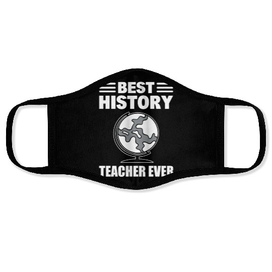 Best History Teacher History Teacher Face Masks