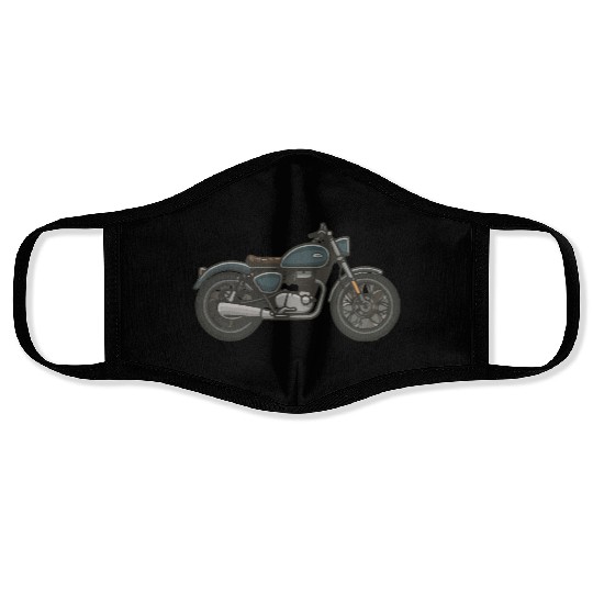 A classic motorcycle Face Masks