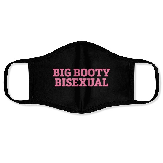 Big Booty Bisexual LGBTQ Pride Month Face Masks