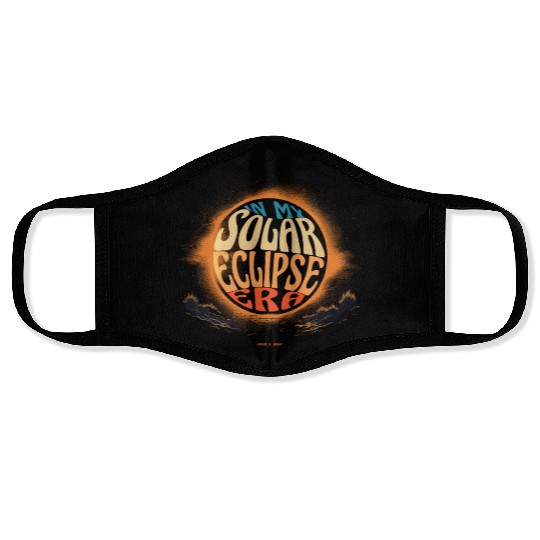 In My Solar Eclipse Era April 8, 2024 Face Masks